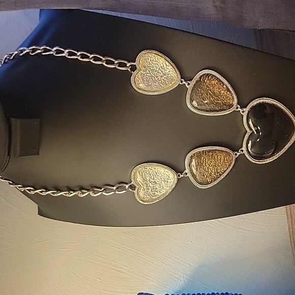 Jewelry - Vintage Anne Klein Statement Heart Necklace